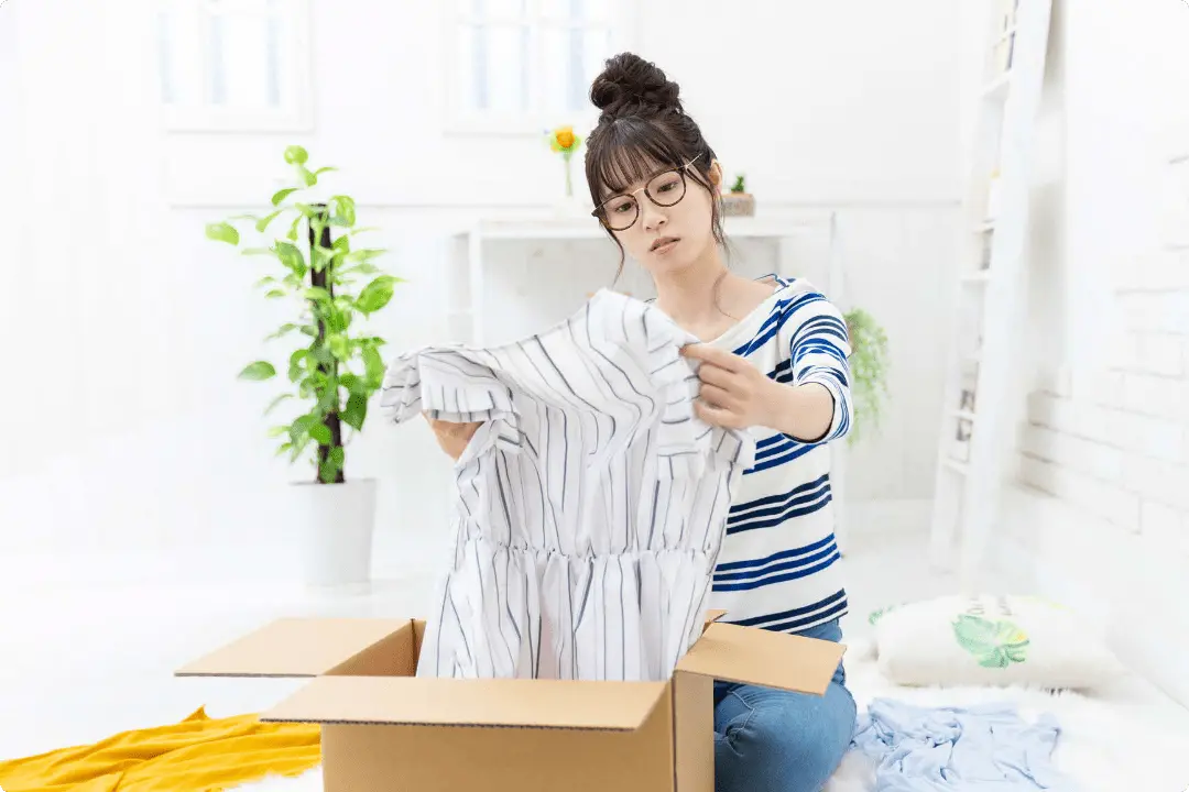 シャツなどのファッションアイテムを送るのに合う梱包材を検証してみた！